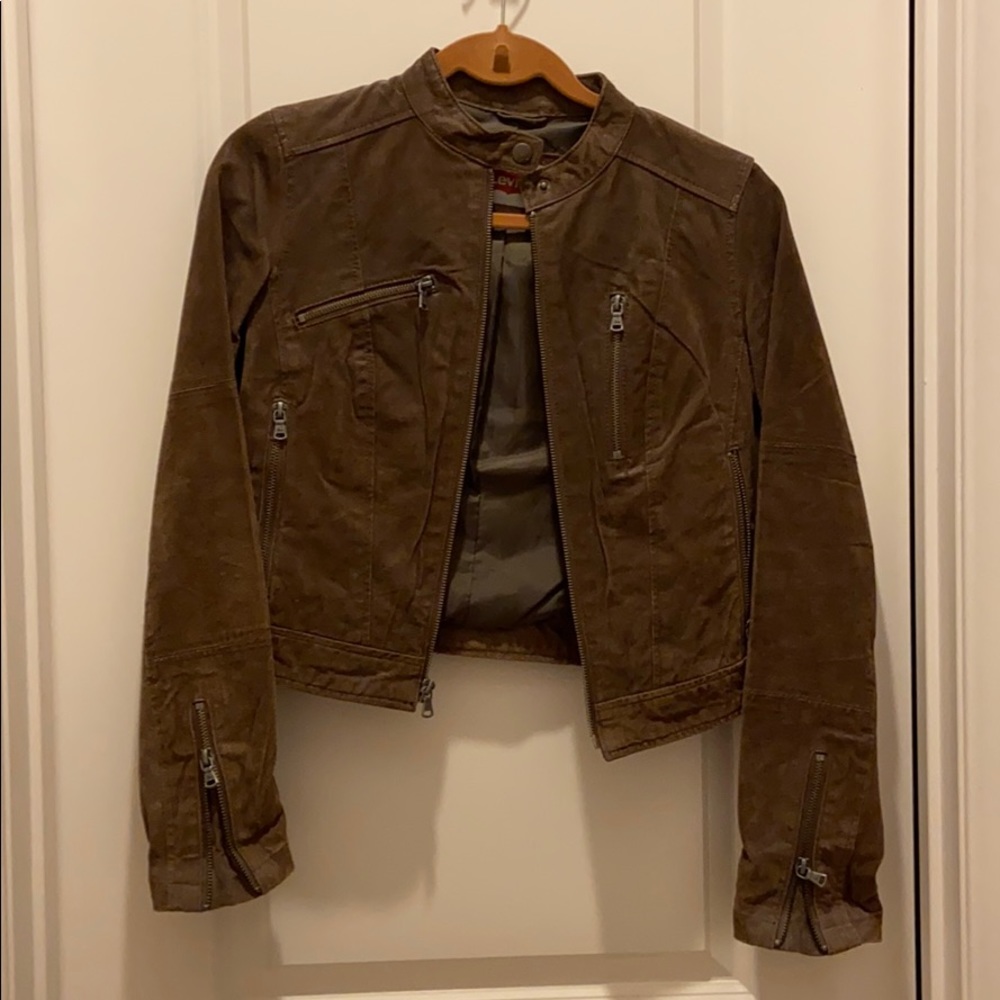 Levi’s genuine leather jacket- size XS